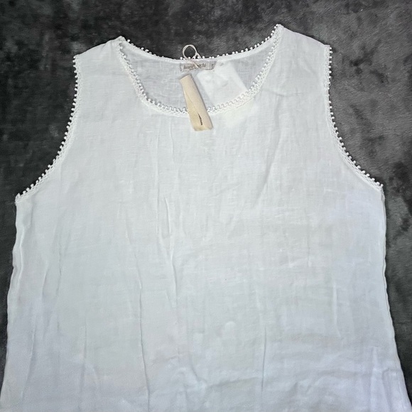 Laura bianchi white 100% lino new - Picture 4 of 5